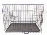 YES4PETS 36' Portable Foldable Dog Cat Rabbit Collapsible Crate Pet Cage with Cover - Top-Down View