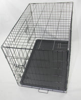 YES4PETS 36' Portable Foldable Dog Cat Rabbit Collapsible Crate Pet Cage with Cover - 45-Degree Angle