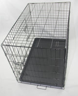 YES4PETS 48' Portable Foldable Dog Cat Rabbit Collapsible Crate Pet Cage Cover Mat - 45-Degree Angle