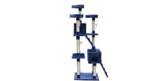 YES4PETS 180 cm Cat Kitten Scratching Post Tree W ladder-Blue - Front View