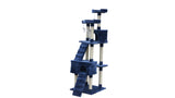 YES4PETS 180 cm Cat Kitten Scratching Post Tree W ladder-Blue - Side View