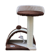 YES4PETS 50 cm Cat Scratching Post Tree Scratching Pole Climbing Post-Brown - Side View