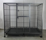 YES4PETS XXL Pet Dog Cat Parrot Cage Metal Crate Kennel Portable Puppy Cat Rabbit House - Front View
