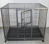 YES4PETS XXL Pet Dog Cat Parrot Cage Metal Crate Kennel Portable Puppy Cat Rabbit House - Side View