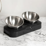 YES4PETS Stainless Steel Pet Bowl Water Bowls Portable Anti Slip Skid Feeder Dog Rabbit Cat - Extra Image