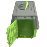 YES4PETS Green Small Dog Cat Rabbit Crate Pet Guinea Pig Carrier Kitten Cage - Front View