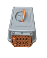 YES4PETS Small Dog Cat Rabbit Crate Pet Guinea Pig Carrier Kitten Cage Orange - Side View
