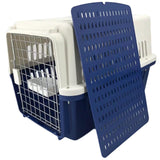 YES4PETS XL Dog Puppy Cat Crate Pet Rabbit Parrot Airline Carrier Cage W Bowl & Tray 72x53x53cm - Front View