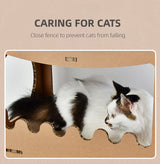 YES4PETS Cat Cardboard House Tower Condo Scratcher Pet Post Furniture Double Storey - Extra Image