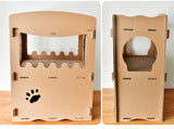 YES4PETS Cat Cardboard House Tower Condo Scratcher Pet Post Furniture Double Storey - Extra Image