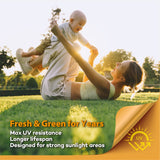 YES4HOMES Premium Synthetic Turf 30mm 1m x 4m Artificial Grass Fake Turf Plants Plastic Lawn - Front View