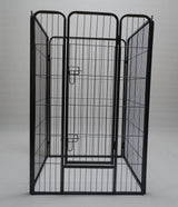 YES4PETS 4 Panel 120 cm Heavy Duty Pet Dog Cat Rabbit Playpen Fence - Front View