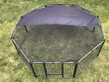 YES4PETS 60 cm Heavy Duty Pet Dog Puppy Cat Rabbit Exercise Playpen Fence With Cover - Front View