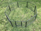 YES4PETS 60 cm Heavy Duty Pet Dog Puppy Cat Rabbit Exercise Playpen Fence With Cover - Side View