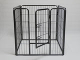 YES4PETS 4 Panel 80 cm Heavy Duty Pet Dog Puppy Cat Rabbit Exercise Playpen Fence Extension - Side View