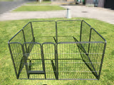 YES4PETS 80 cm Heavy Duty Pet Dog Cat Puppy  Rabbit Exercise Playpen Fence - Front View