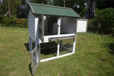 YES4PETS XL Double Storey Rabbit Hutch  Guinea Pig Ferret Cage - Side View