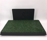 YES4PETS XL Indoor Dog Puppy Toilet Grass Potty Training Mat Loo Pad pad with 1 grass - Front View