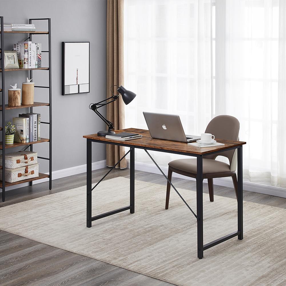 YES4HOMES Computer Desk Sturdy Home Office Desk for Laptop Modern Simple Style Writing Table Multipurpose Workstation
