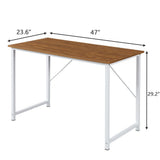 YES4HOMES Computer Desk Sturdy Home Office Laptop Desk Modern Writing Table Multipurpose Workstation