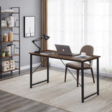 YES4HOMES Computer Desk Sturdy Home Office Desk for Laptop Modern Simple Style Writing Table Multipurpose Workstation - Front View
