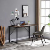 YES4HOMES Computer Desk Sturdy Home Office Desk for Laptop Modern Simple Style Writing Table Multipurpose Workstation - Side View