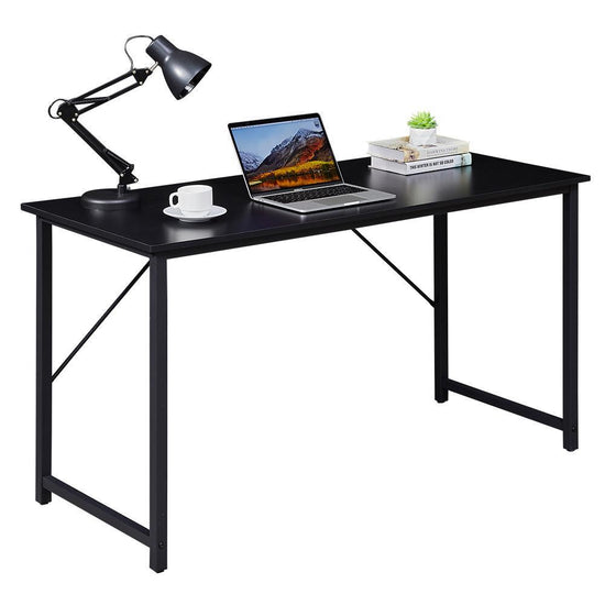 YES4HOMES Computer Desk Sturdy Home Office Gaming Desk for Laptop Modern Simple Style Writing Table Multipurpose Workstation
