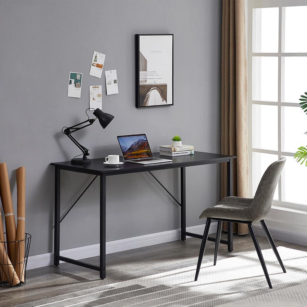 YES4HOMES Computer Desk Sturdy Home Office Gaming Desk for Laptop Modern Simple Style Writing Table Multipurpose Workstation