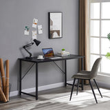 YES4HOMES Computer Desk Sturdy Home Office Gaming Desk for Laptop Modern Simple Style Writing Table Multipurpose Workstation - Side View