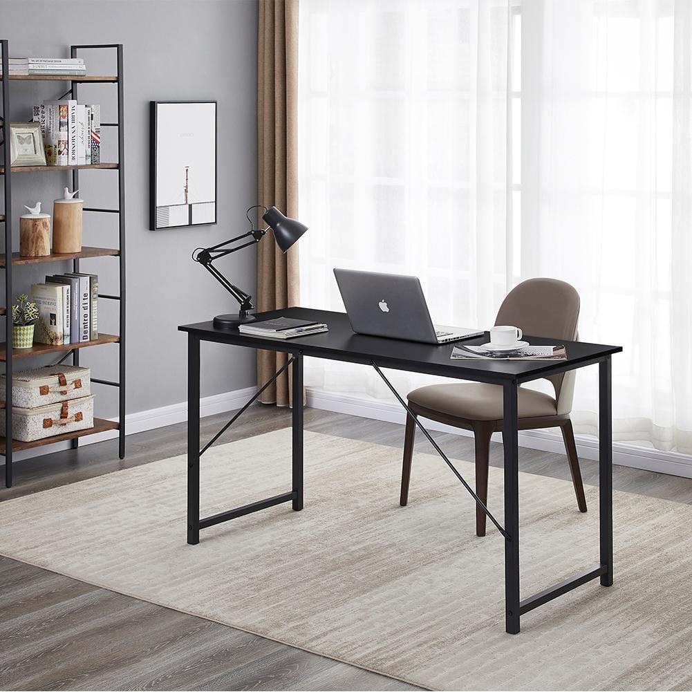 YES4HOMES Computer Desk Sturdy Home Office Gaming Desk for Laptop Modern Simple Style Writing Table Multipurpose Workstation