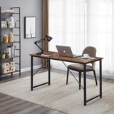 YES4HOMES Computer Desk Sturdy Home Office Gaming Desk for Laptop Modern Simple Style Writing Table Multipurpose Workstation