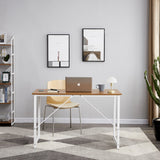 YES4HOMES Computer Desk Sturdy Home Office Gaming Desk for Laptop Modern Simple Style Table Multipurpose Workstation