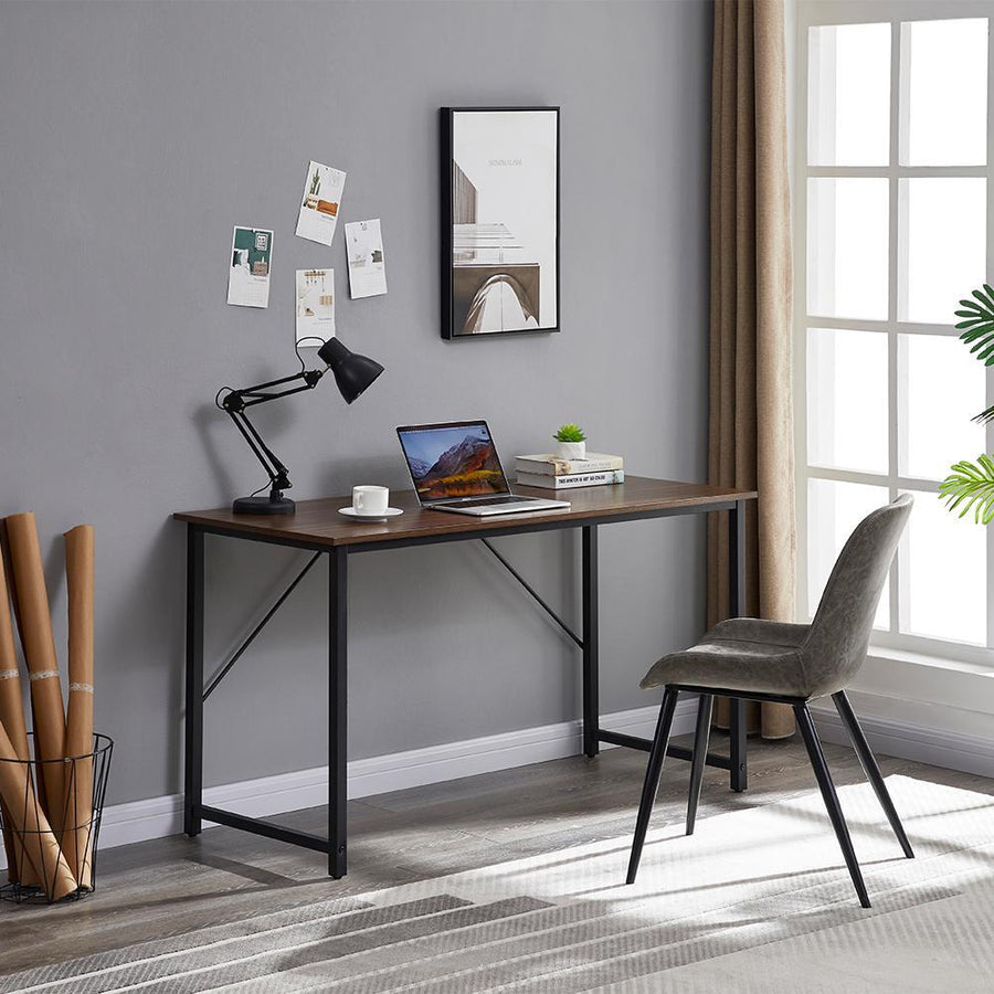 YES4HOMES Computer Desk Sturdy Home Office Gaming Desk for Laptop Modern Simple Style Writing Table, image 3