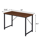 YES4HOMES Computer Desk Sturdy Home Office Gaming Desk for Laptop Modern Simple Style Writing Table Multipurpose Workstation