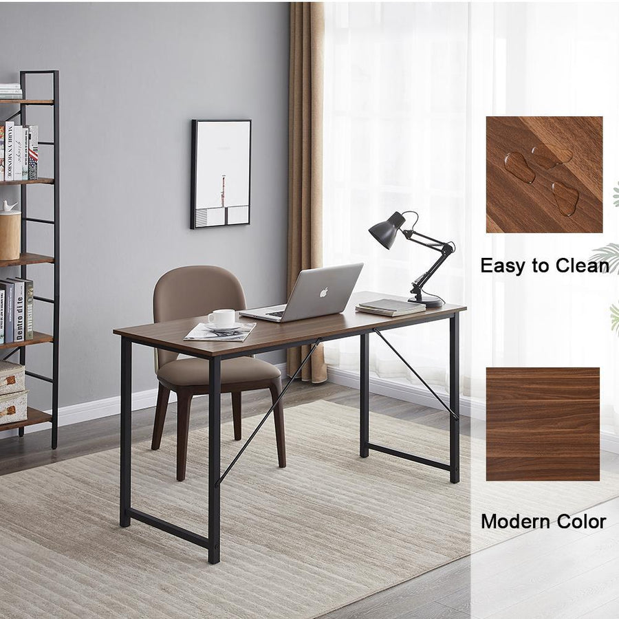 YES4HOMES Computer Desk Sturdy Home Office Gaming Desk for Laptop Modern Simple Style Writing Table, image 5