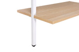 YES4HOMES Industrial Ladder Shelf Wood Wall-Mounted Bookcase Storage Rack Shelves Display - Top-Down View