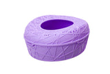 YES4PETS XL Portable Cat Toilet Litter Box Tray House with Scoop Purple - Front View