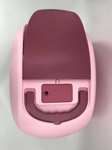 YES4PETS XL Portable Hooded Cat Toilet Litter Box Tray House with Charcoal Filter and Scoop Pink - Top-Down View
