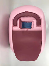 YES4PETS XL Portable Hooded Cat Toilet Litter Box Tray House with Charcoal Filter and Scoop Pink - 45-Degree Angle