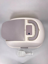 YES4PETS XL Portable Hooded Cat Toilet Litter Box Tray House w Charcoal Filter and Scoop White
