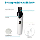 YES4PETS Electric Pet Dog Cat Quiet Nail Grinder Clipper Cutter Trimmer Grooming Care - Side View