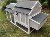 YES4PETS 230 CM XL Chicken Coop Rabbit Hutch Guinea Pig Cage Ferret House