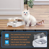 YES4PETS Pet Bowl Water Bowls Portable Anti Slip Skid Feeder Dog Rabbit Cat - Side View