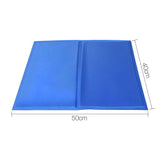 YES4PETS Medium Pet Cool Gel Mat Dog Cat Bed Non-Toxic Cooling Dog Summer Pad 50 x 40 cm - Front View