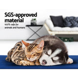 2X Pet Cooling Bed Gel Mat Dog Cat Non-Toxic Cool Pad Puppy Cold Summer 50x40 CM - 45-Degree Angle