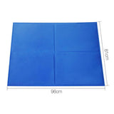 XXL Pet Cool Gel Mat Dog Cat Bed Non-Toxic Cooling Dog Summer Pad 80 x 95 cm - Front View