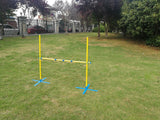 YES4PETS Portable Dog Puppy Training Practice Jump Agility Post - Front View
