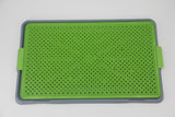 YES4PETS Indoor Dog Puppy Toilet Grass Potty Training Mat Loo Pad pad With 3 Grass - Side View