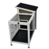 YES4PETS Rabbit Hutch Cat House Cage Guinea Pig Ferret Cage - Top-Down View