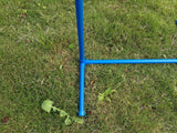 YES4PETS Portable Dog Puppy Training Practice Weave Poles Agility Post Set - Side View